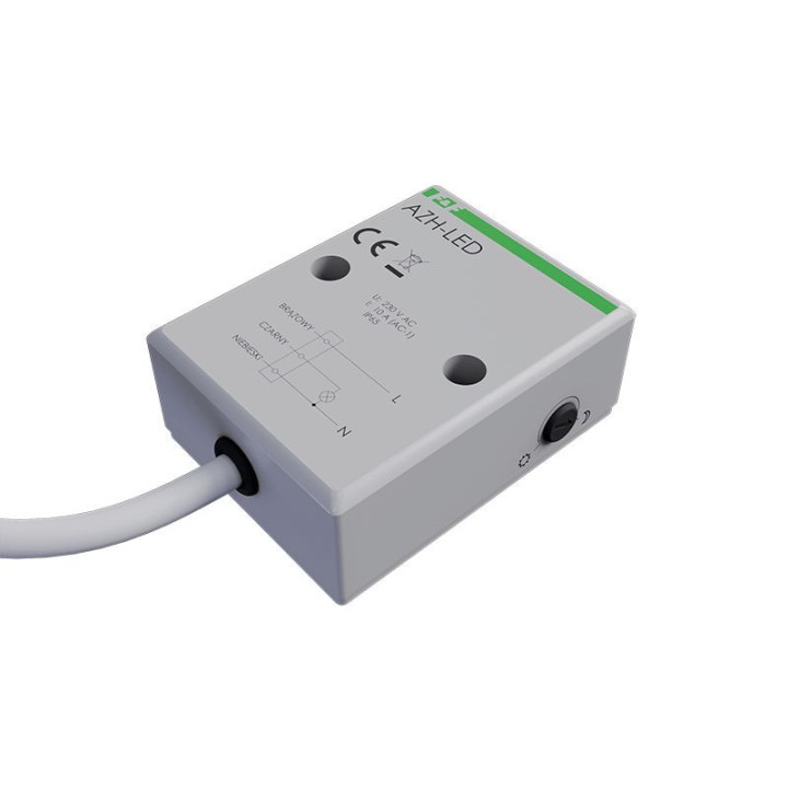 Hermetyczny czujnik zmierzchu do LED  AZH-LED 230 V