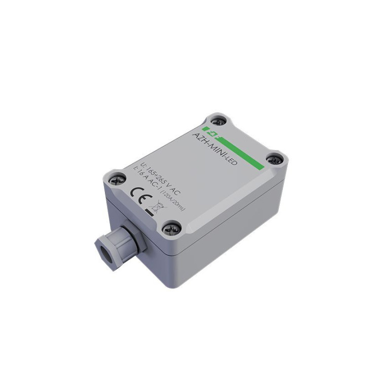 Miniaturowy automat zmierzchowy do LED  AZH-MINI-LED 230 V z wbudowanym czujnikiem światła